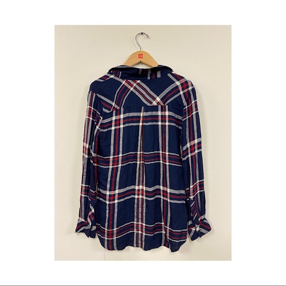 Rails Blue Plaid Shirt Size M - Picture 2 of 3